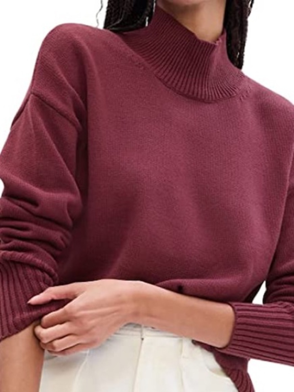 GAP | knit cotton turtleneck | size xl
